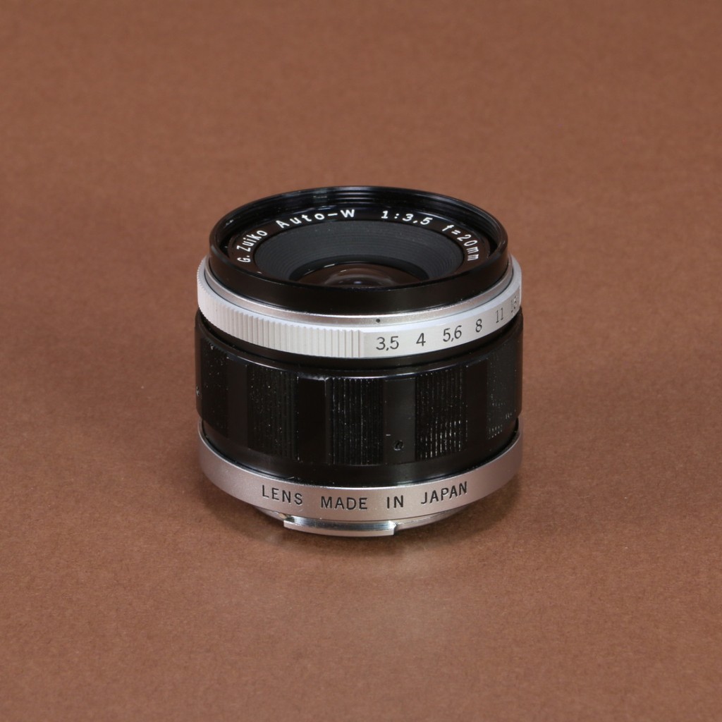 Olympus 20mm f3.5 G.Zuiko Auto-W Lens for Olympus Pen F | Blue