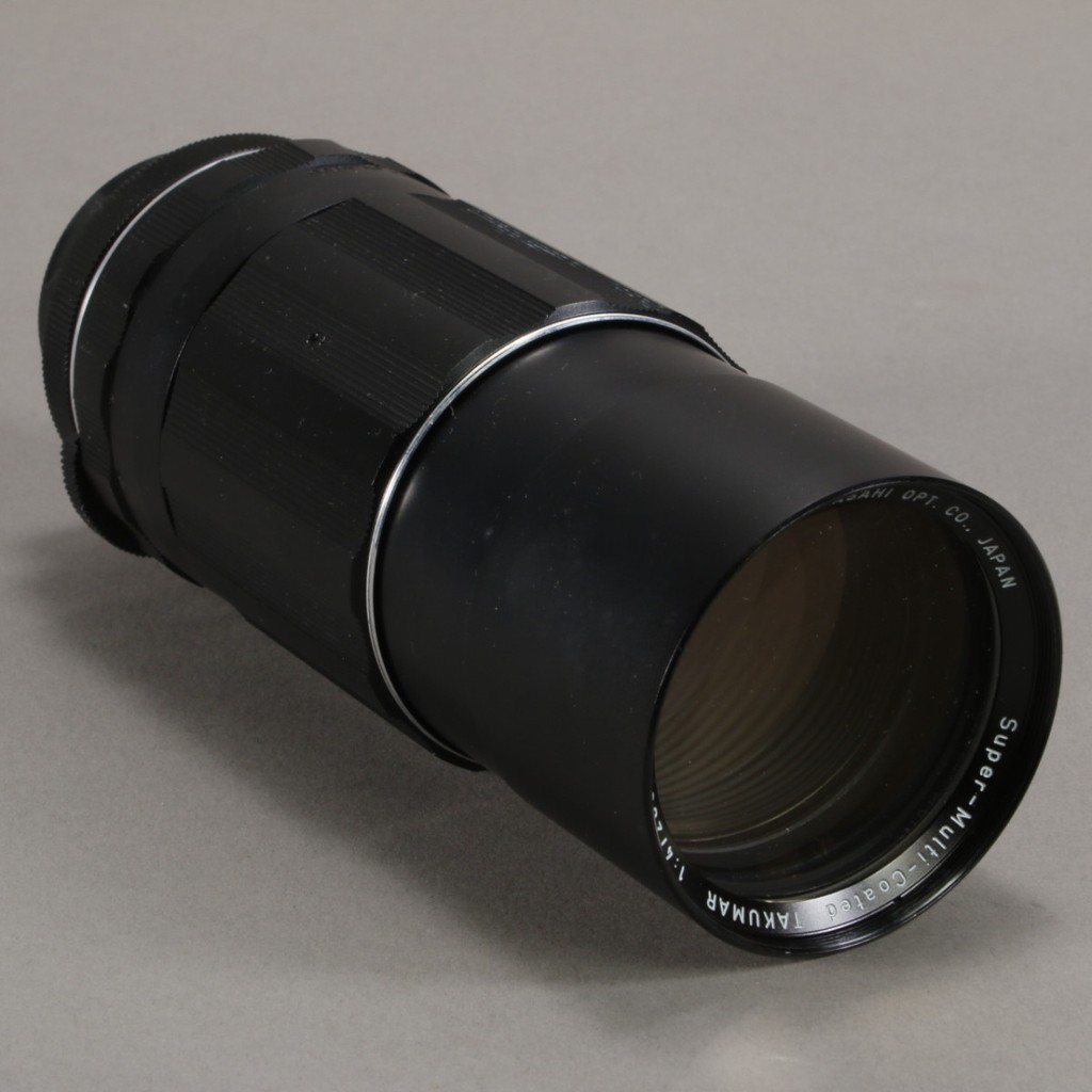 Pentax 200mm f4 Super-Multi-Coated Takumar Lens for M42 | Blue