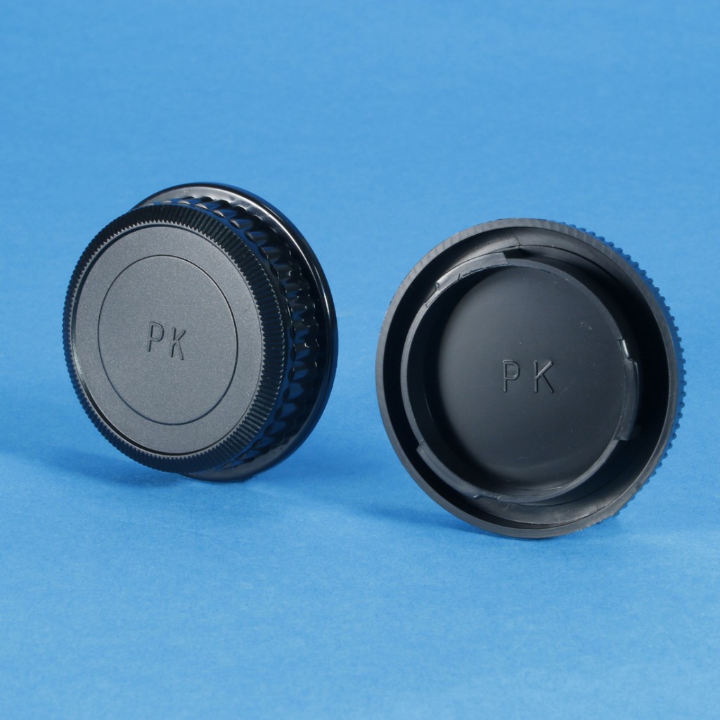 Pentax K Lens Mount Body and Rear Lens Caps - Excellent Camera and