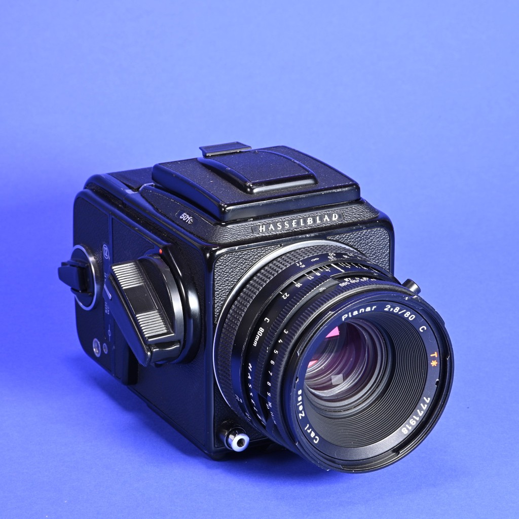 Hasselblad 501C+ CB80MM セット　レア Hasselblad 501C with 80mm f/2.8 C T* Lens and A12 Back | Blue Moon