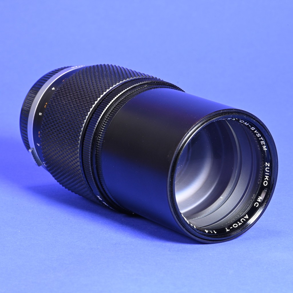 Olympus 200mm f/4 Zuiko MC Auto-T Lens for OM System | Blue Moon