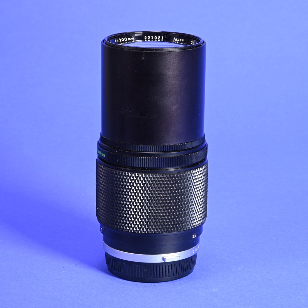 Olympus 200mm f/4 Zuiko MC Auto-T Lens for OM System | Blue Moon