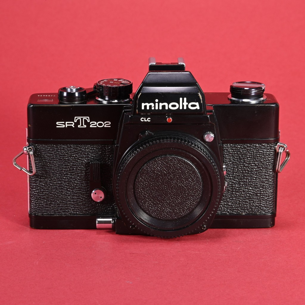 Minolta SRT 202 Black 35mm SLR – Refurbished | Blue Moon Camera