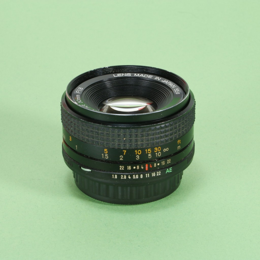 Konica 50mm f1.8 Hexanon AR Lens for 35mm Konica Autoreflex SLR