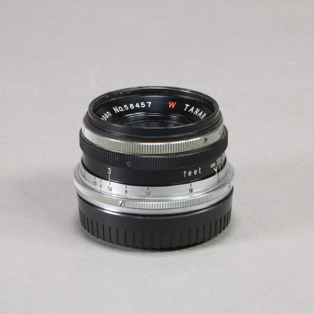 Used Tanaka 35mm f2.8 W Tanar Lens for Nikon S | Blue Moon Camera