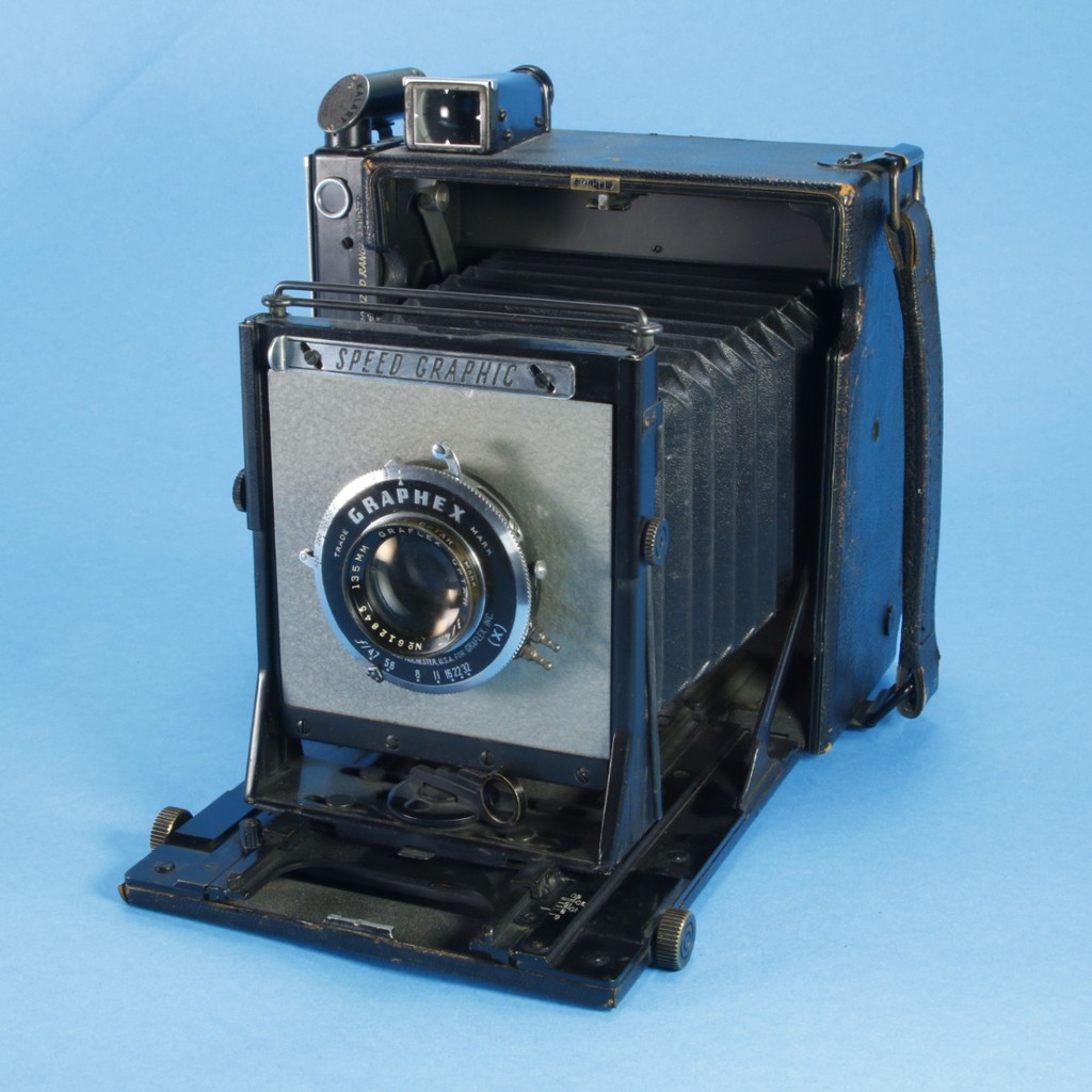 Graflex Anniversary Speed Graphic 4x5 Camera with 135mm f4.7