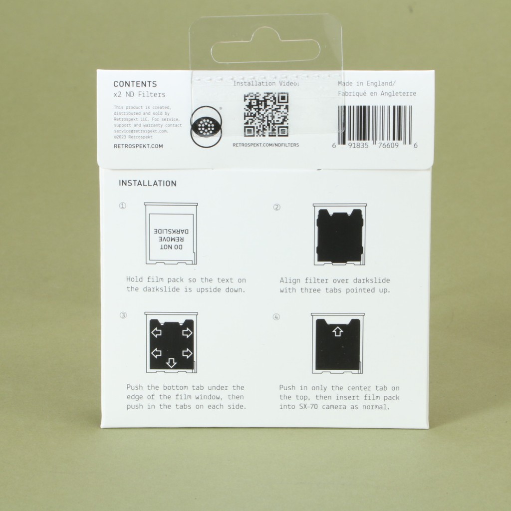 Retrospekt ND Filters for SX-70 Cameras (2-Pack): Convert Polaroid