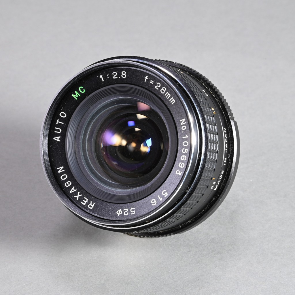 Rexagon 28mm f/2.8 Auto MC Lens for Pentax K | Blue Moon Camera