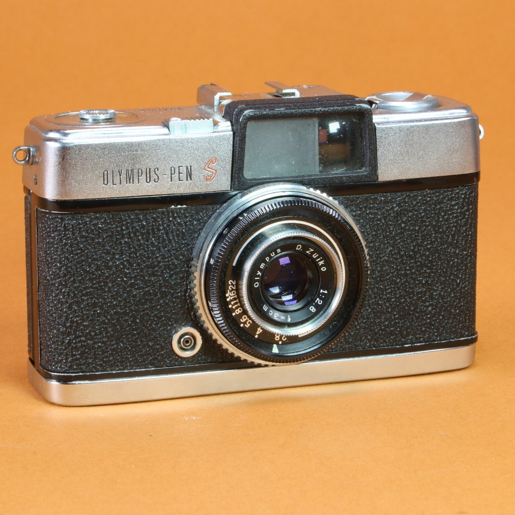 Used Olympus-Pen S 35mm Half-Frame Viewfinder Camera | Blue Moon