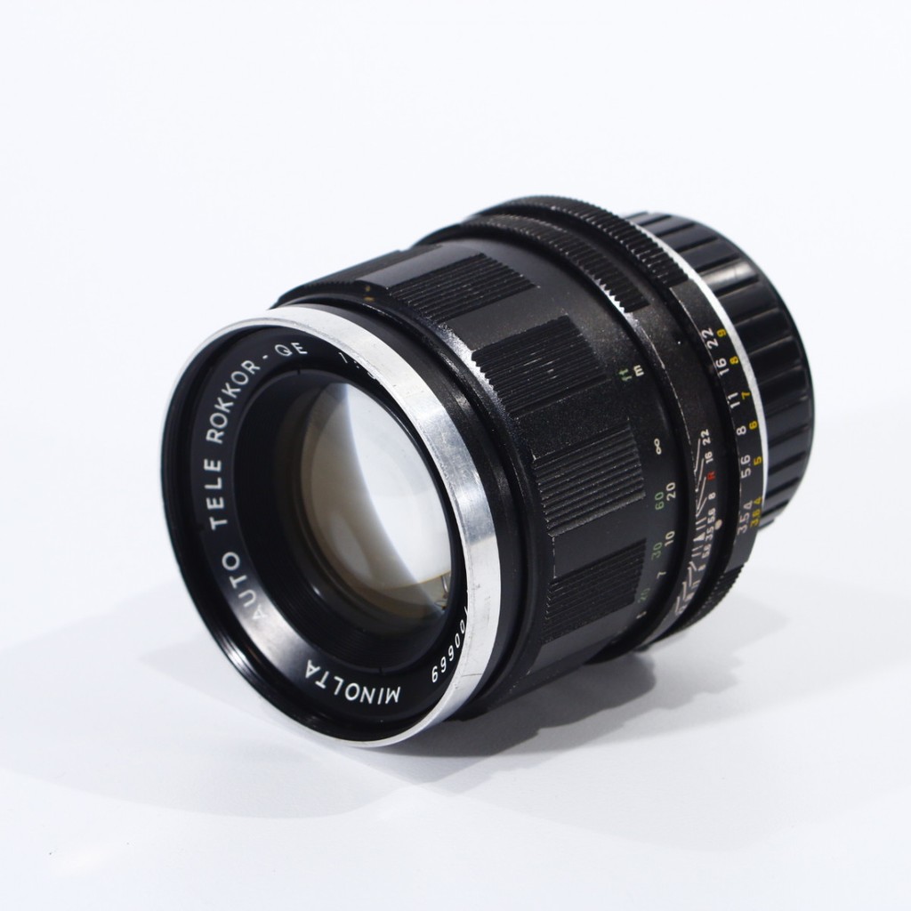 Minolta 100mm f3.5 Auto Tele Rokkor-QE SR Mount Lens | Blue Moon