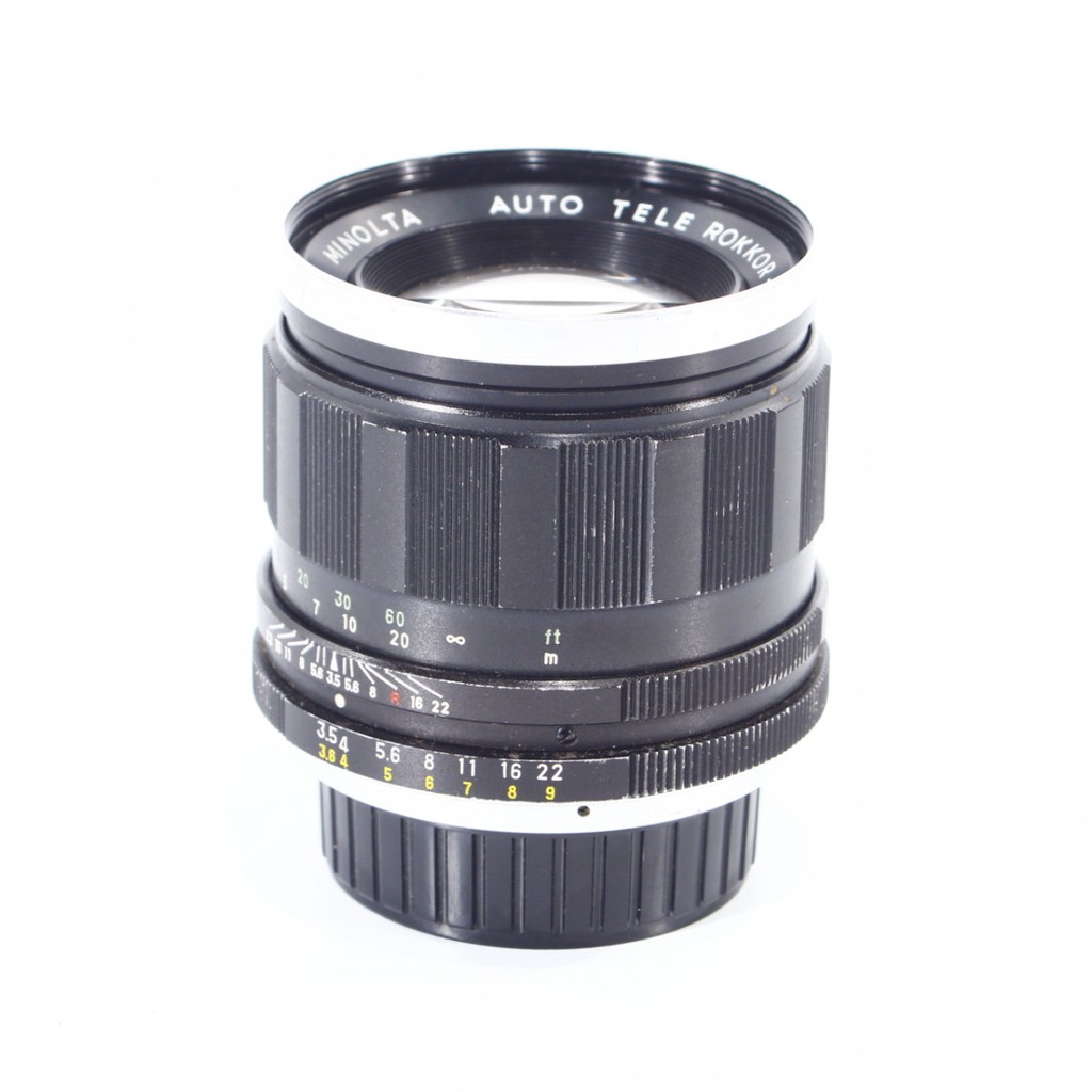 Minolta 100mm f3.5 Auto Tele Rokkor-QE SR Mount Lens | Blue Moon