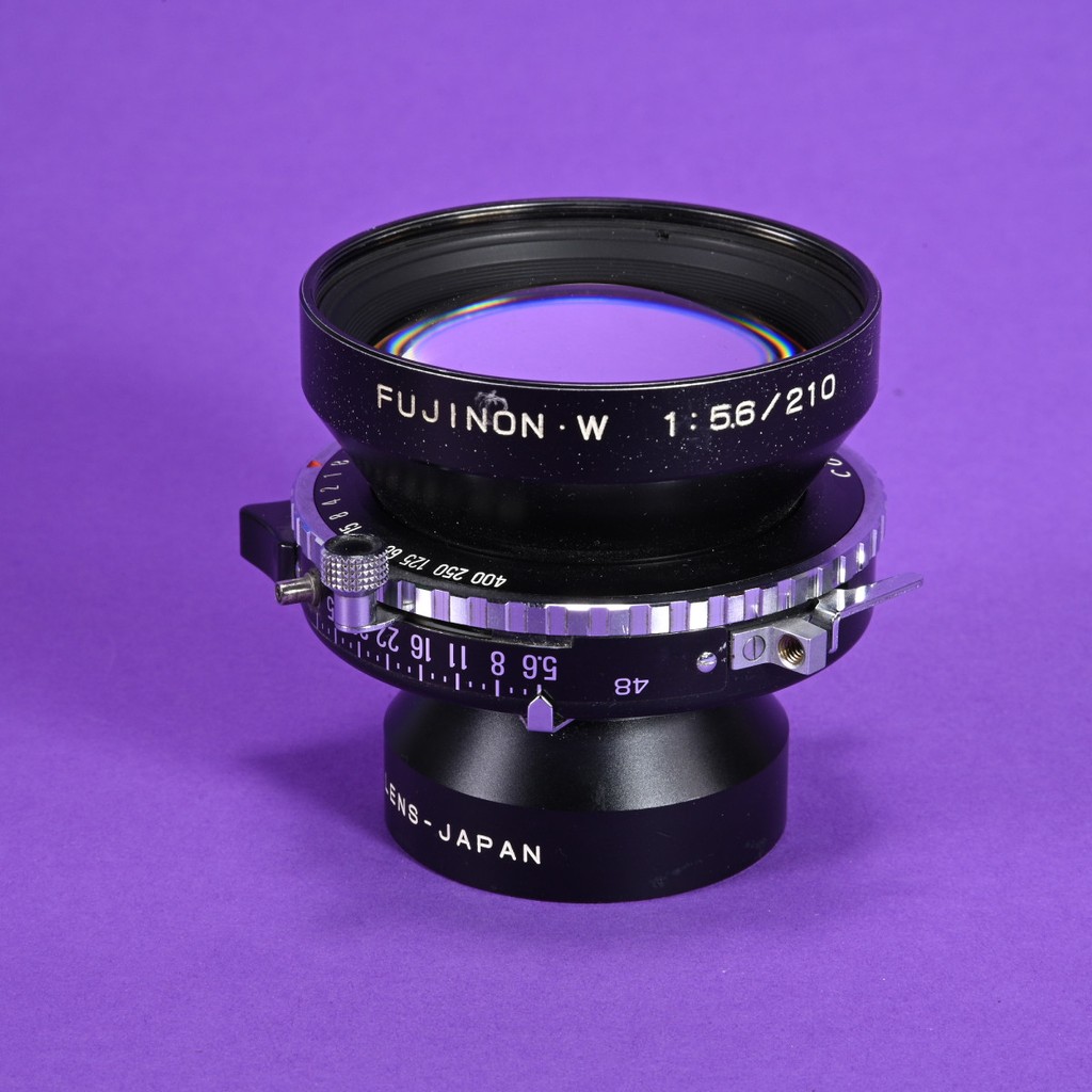 Used Fuji 210mm f5.6 Fujinon-W Large Format Lens - Excellent Large