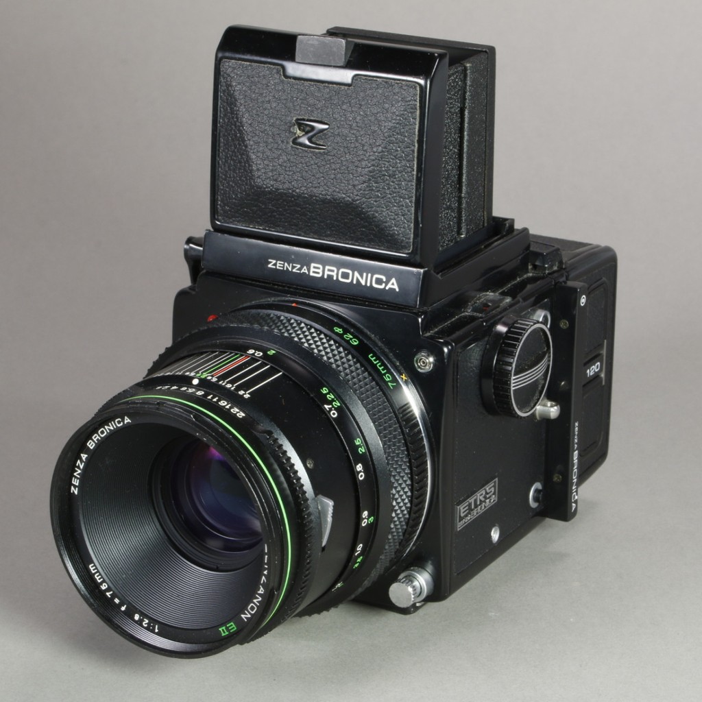 Bronica ETRS Camera with 75mm f2.8 Lens | Blue Moon Camera