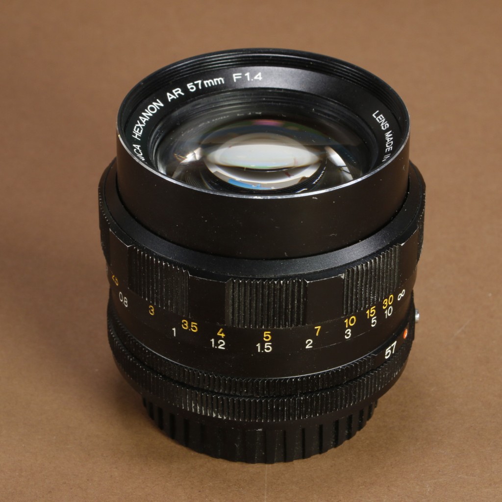 Konica 57mm f1.4 Hexanon AR Lens | Blue Moon Camera