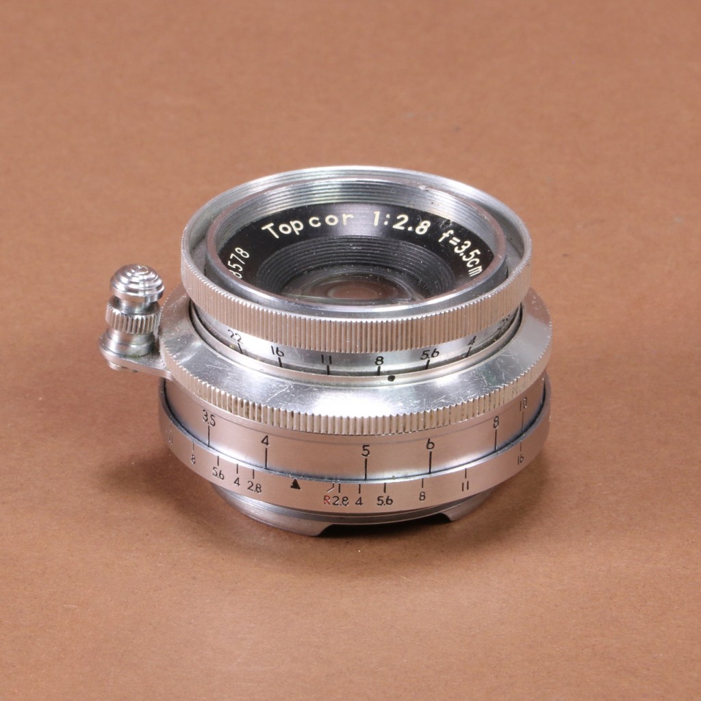 Used Tokyo Kogaku 3.5cm f2.8 Topcor Lens for M39 - Excellent Wide