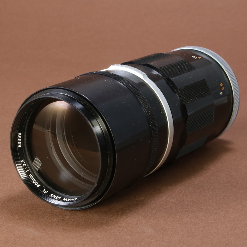 Canon LENS 200mm F3.5 No.18179 オールドレンズ Canon 200mm f3.5 FL Lens for FL | Blue Moon Camera