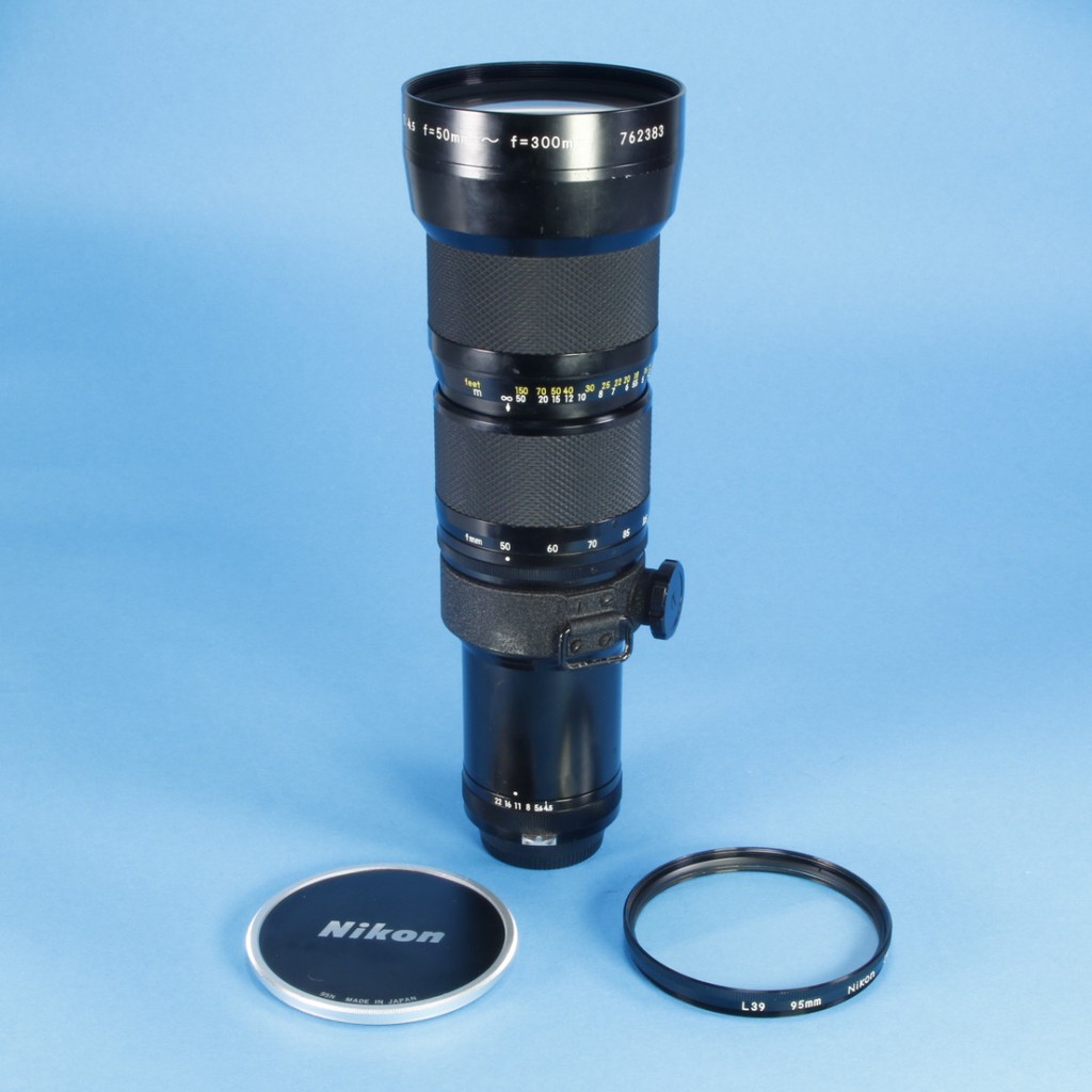 Nikon 50-300mm f4.5 Zoom-Nikkor Auto Non-AI Lens | Blue Moon Camera