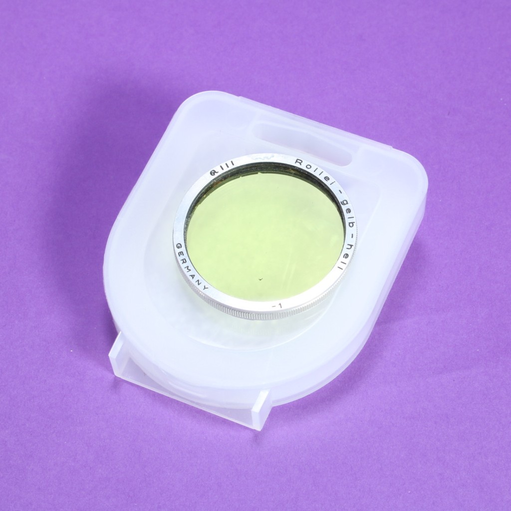 Used Rollei Gelb-Hell Light Yellow Filter - Bay III for Rolleiflex