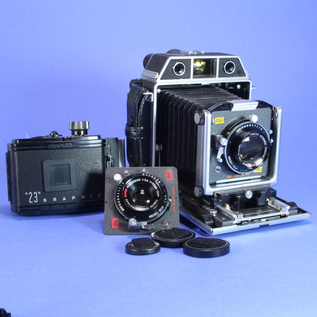 TOPCON HORSEMAN 980 カメラ Used Horseman 980 Camera Kit with Two Lenses | Blue Moon Camera