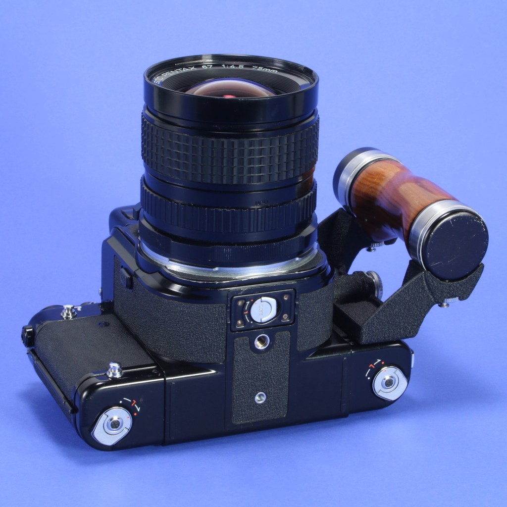 Used Pentax 67 Camera with Meter Prism - Medium Format SLR | Blue