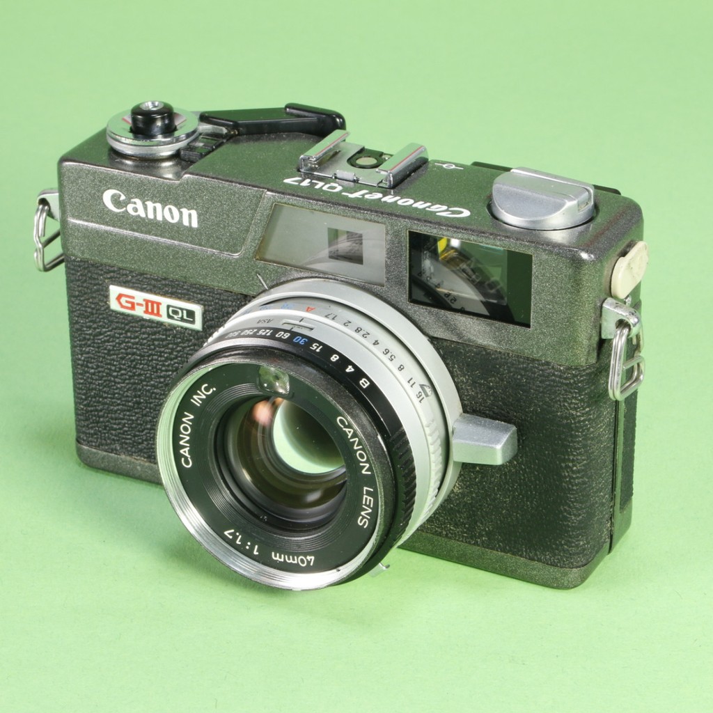 Canon Canonet QL17 G-III Camera - Refurbished (Re-coated in Black