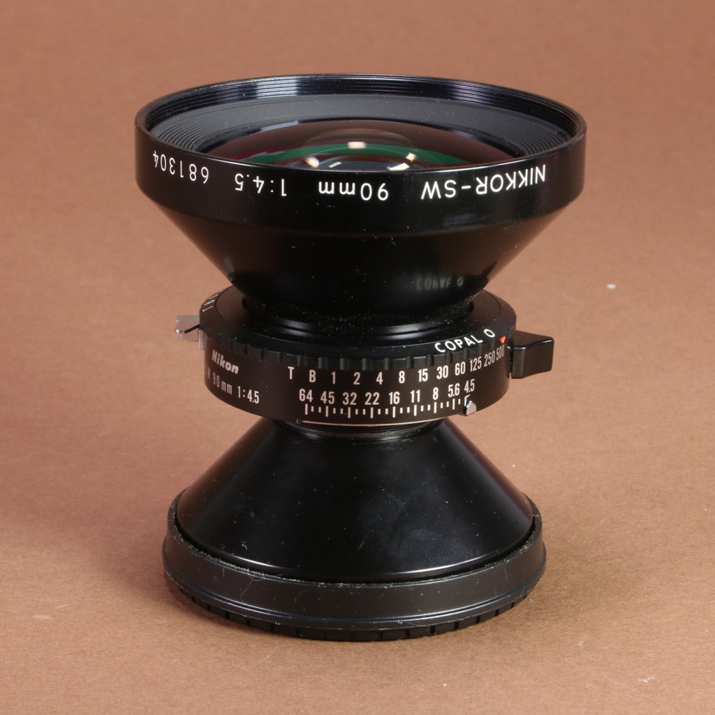 Nikon 90mm f4.5 Nikkor-SW Large Format Lens | Blue Moon Camera