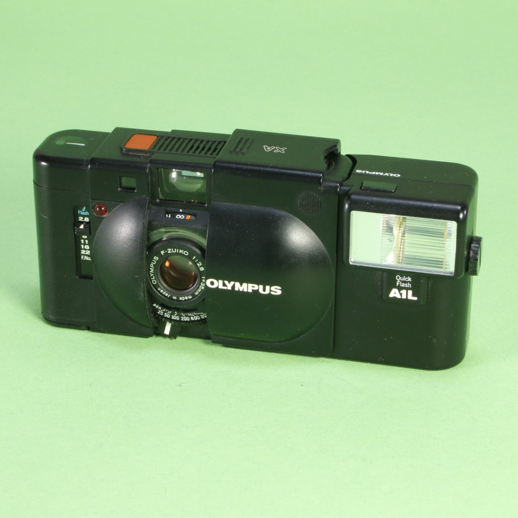Olympus XA Camera with A1L Flash | Blue Moon Camera