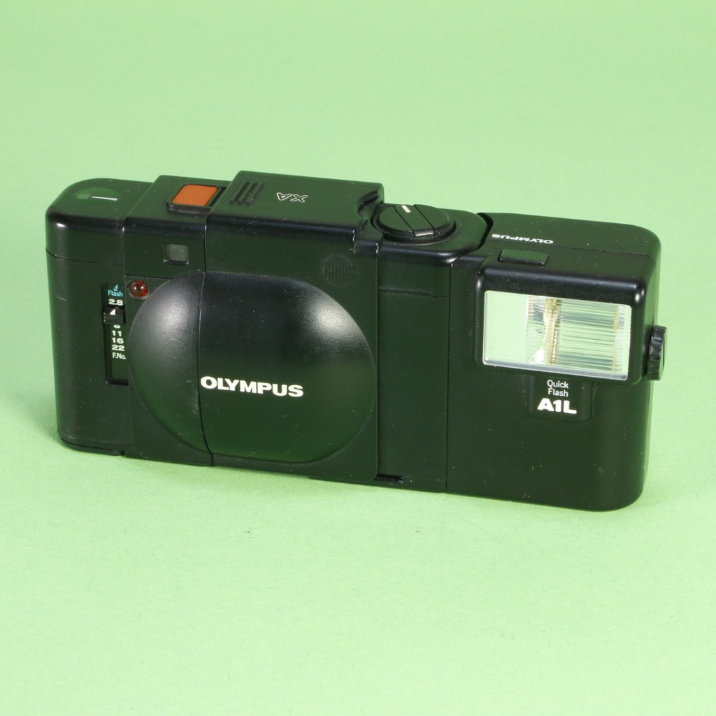 Olympus XA Camera with A1L Flash | Blue Moon Camera