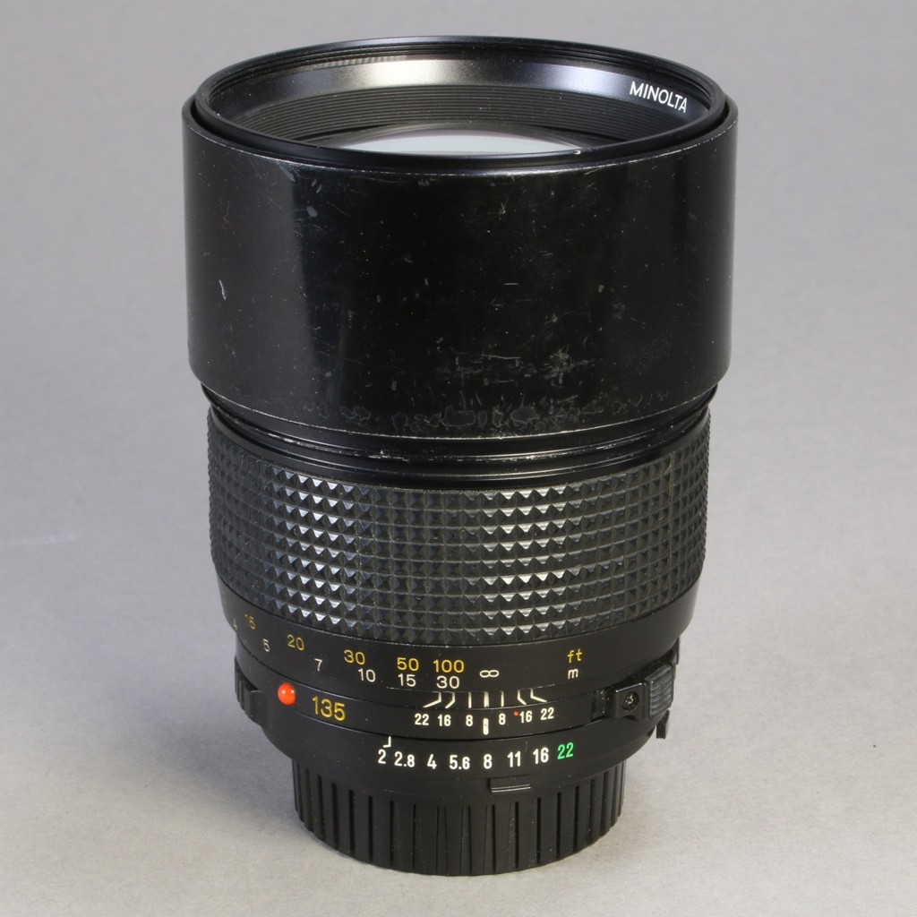 Minolta 135mm f2 Lens for MD | Blue Moon Camera