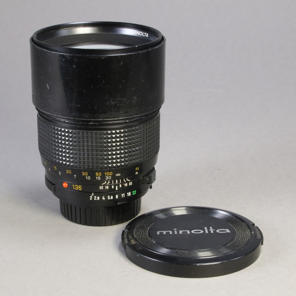 Minolta 135mm f2 Lens for MD | Blue Moon Camera