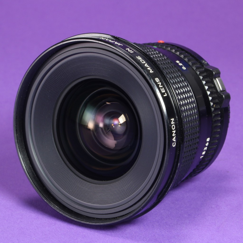 I'd like to know more about this lens: Canon FD 20mm f2.8, SSC : r
