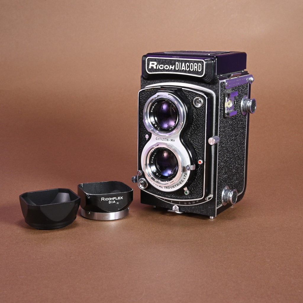 Ricoh Diacord G 二眼レフカメラ 動作品 Ricoh Diacord G Medium Format TLR Camera | Blue Moon Camera