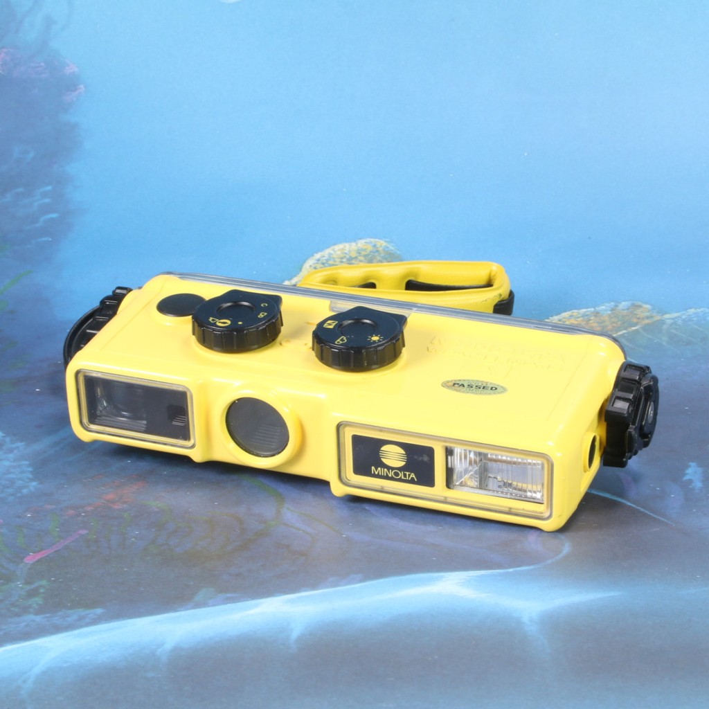 Used Minolta Weathermatic A - Weather-Sealed 110 Camera | Blue
