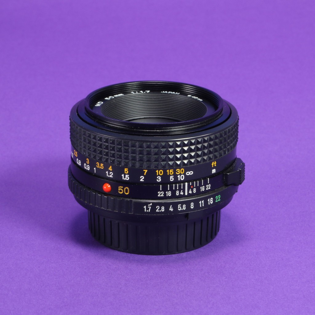 Minolta 50mm f1.7 Lens for MD | Blue Moon Camera