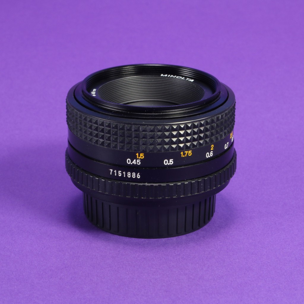 Minolta 50mm f1.7 Lens for MD | Blue Moon Camera