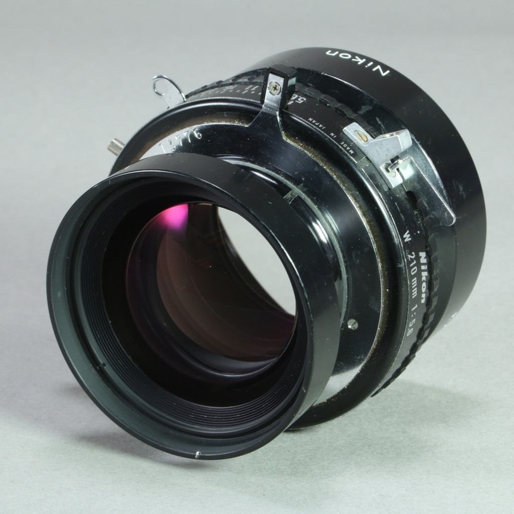 Nikon 210mm f5.6 Nikkor-W Lens in Copal 1 Shutter - Large Format
