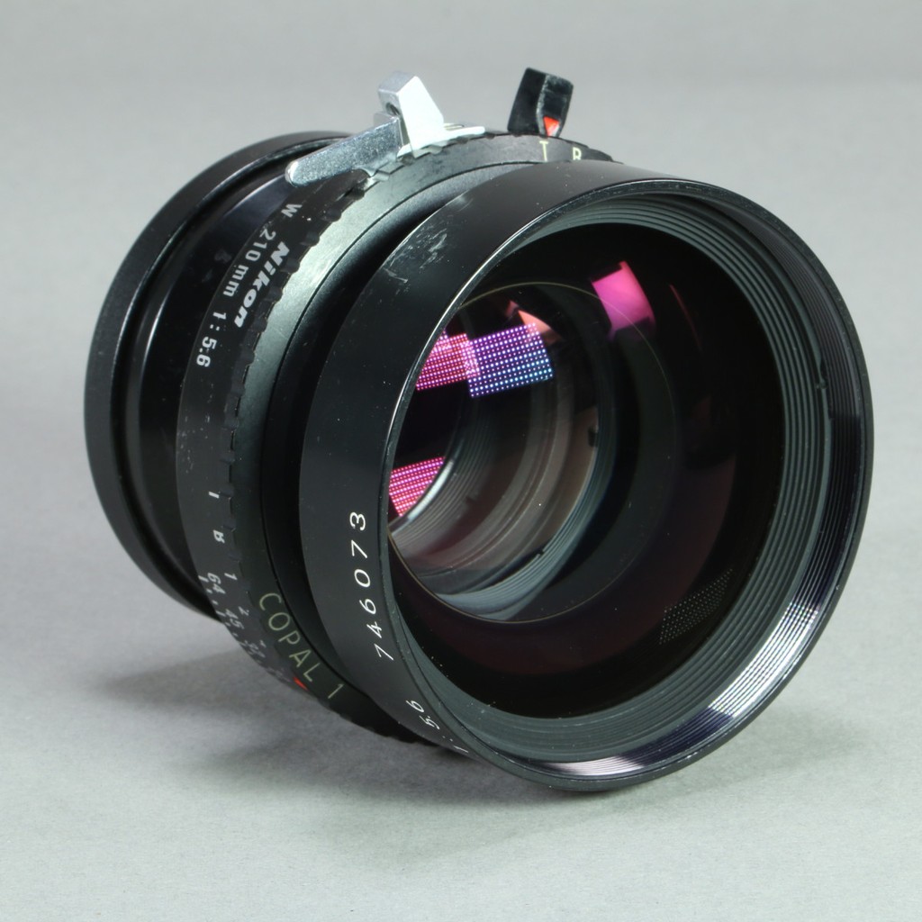 Nikon 210mm f5.6 Nikkor-W Lens in Copal 1 Shutter - Large Format
