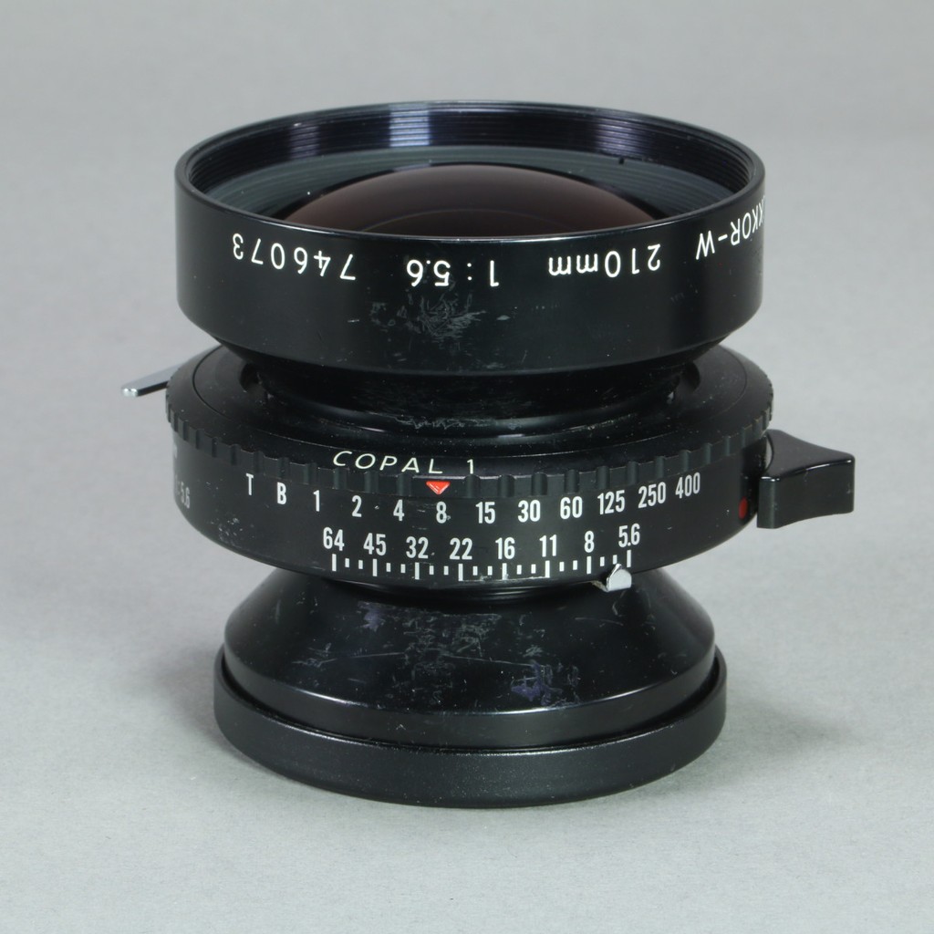 Nikon 210mm f5.6 Nikkor-W Lens in Copal 1 Shutter - Large Format