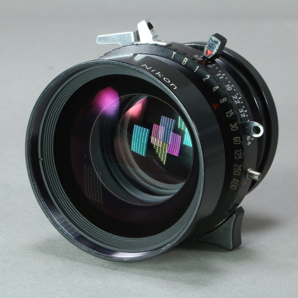 ニコン NIKKOR W 210mm F5.6 Nikon 210mm f5.6 Nikkor-W Lens in Copal 1 Shutter - Large Format