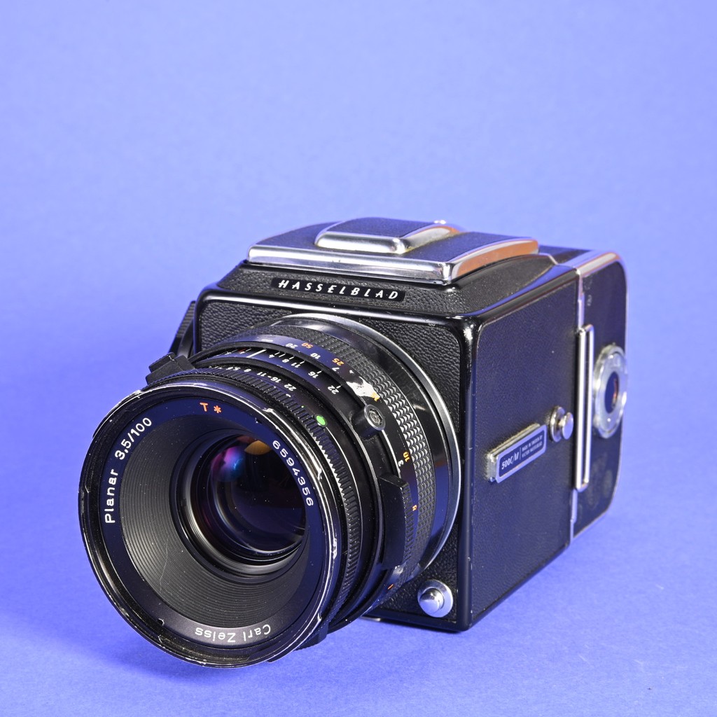 Used Hasselblad 500C/M Camera with 100mm f3.5 Lens and A12 Back