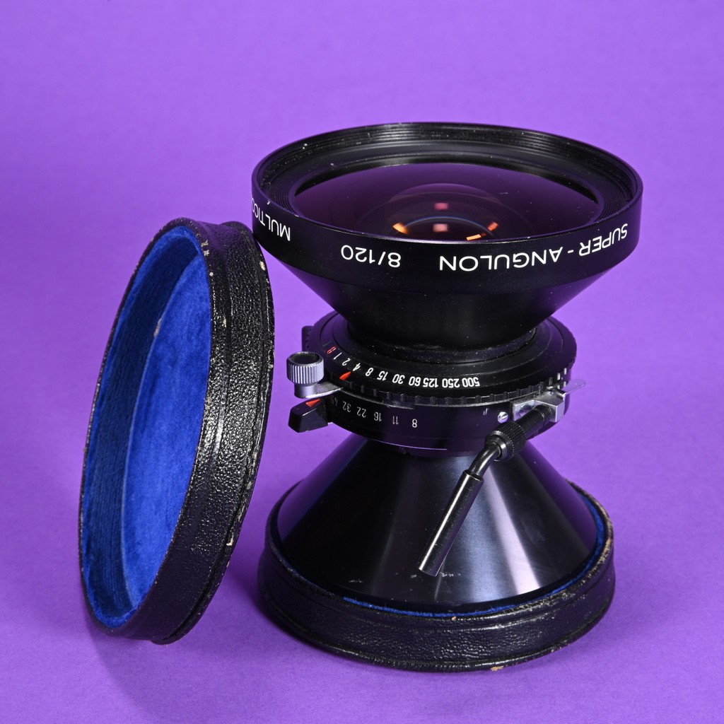 chneider Super-Angulon 120㍉ F8 Schneider-Kreuznach 120mm f8 Super-Angulon Large Format Lens