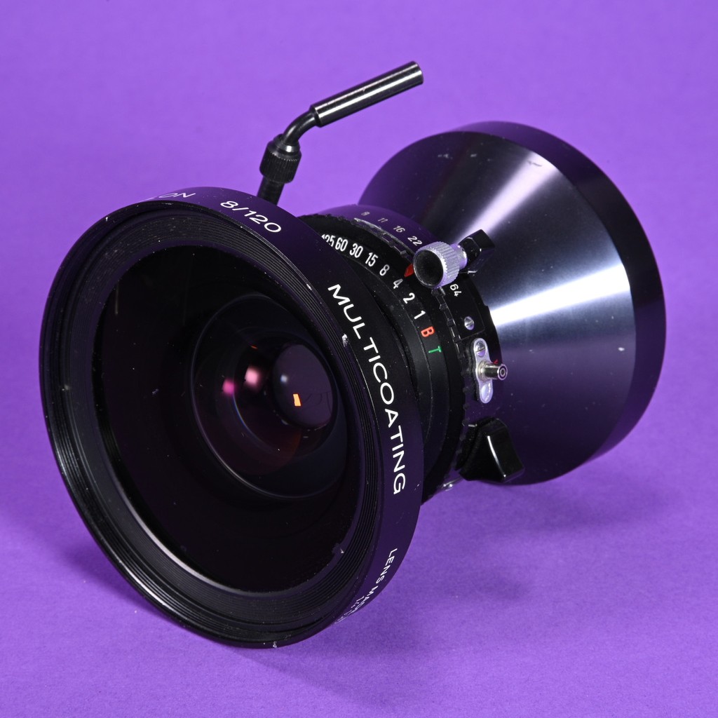 chneider Super-Angulon 120㍉ F8 Schneider-Kreuznach 120mm f8 Super-Angulon Large Format Lens