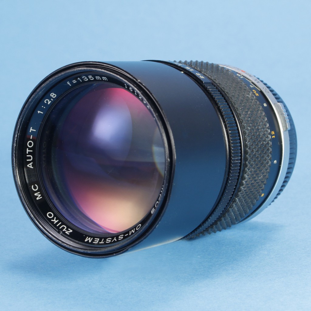 Olympus 135mm f2.8 Zuiko MC Auto-T OM Lens | Blue Moon Camera
