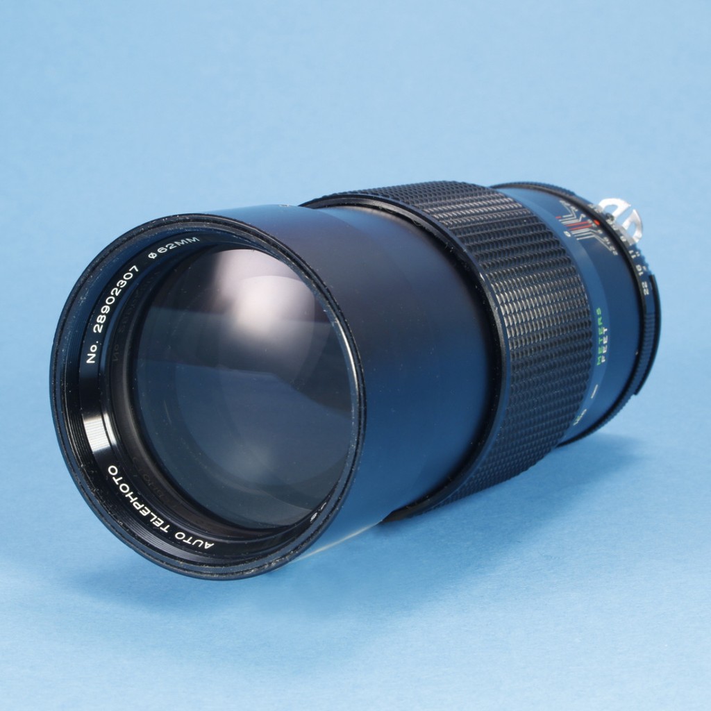 Vivitar 200mm f3.5 Auto Telephoto Lens for Nikon AI | Blue Moon Camera