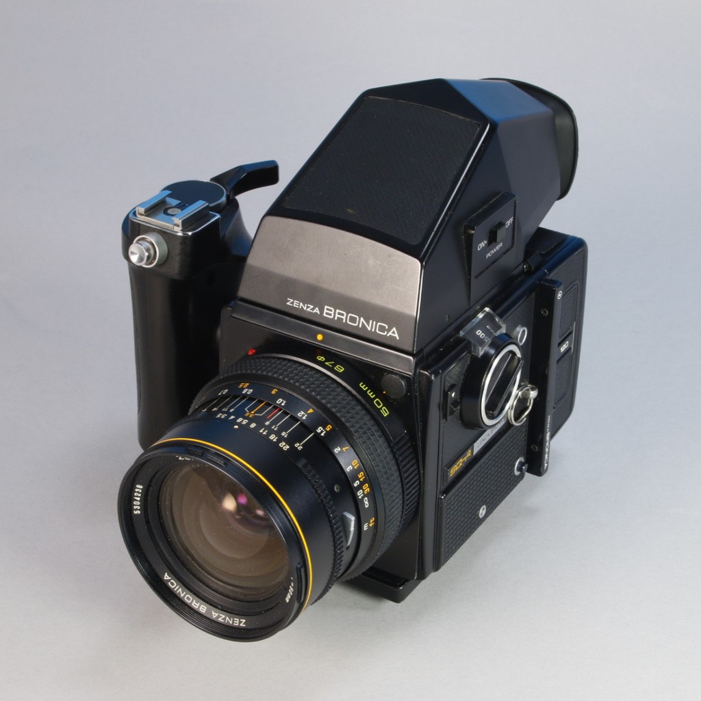 Bronica SQ-A Camera with Bronica 50mm f3.5 Zenzanon-S Lens | Blue