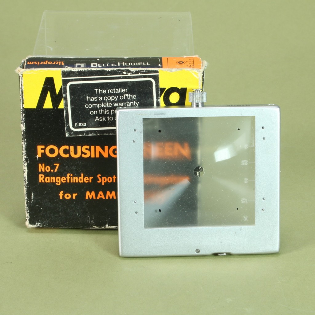 Used Mamiya C330 Focusing Screen No. 2 - Useful Mamiya TLR