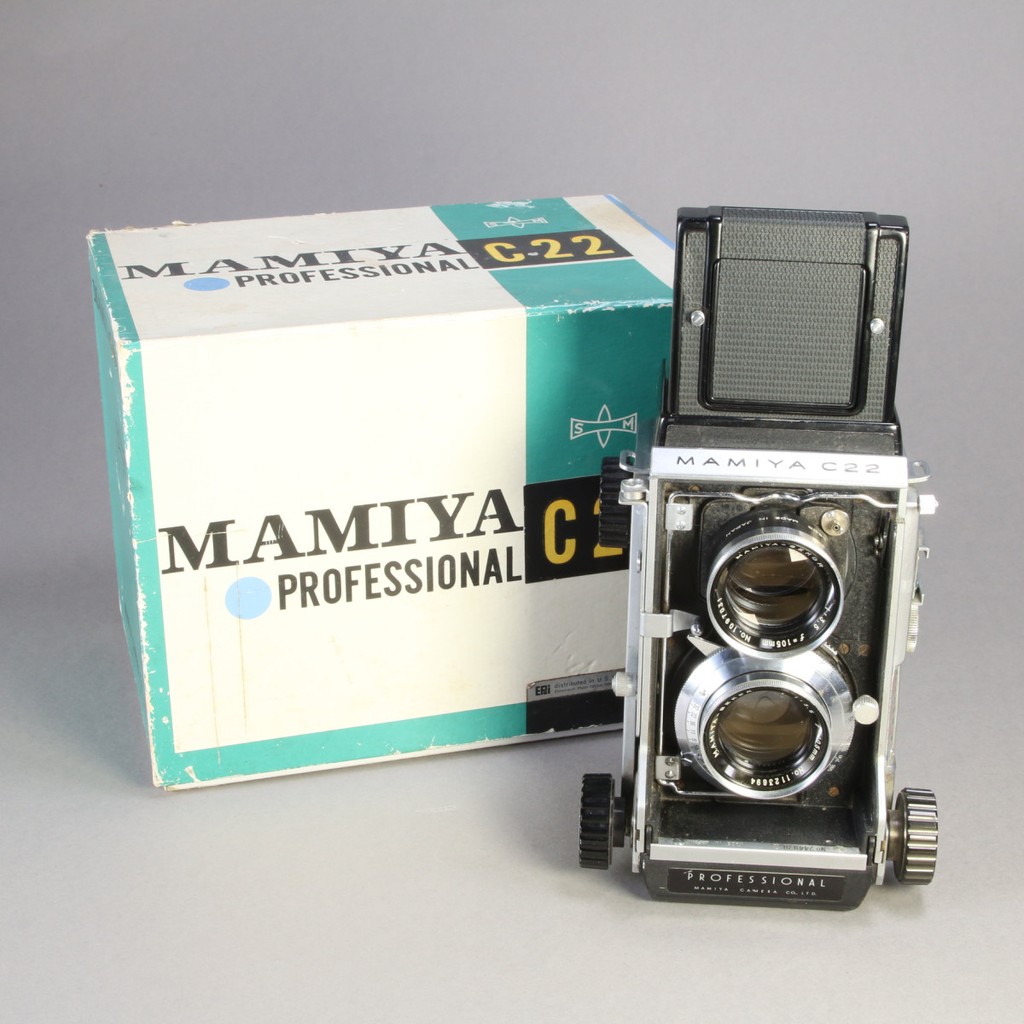 Mamiya C22 Camera with 105mm f3.5 Lens | Blue Moon Camera