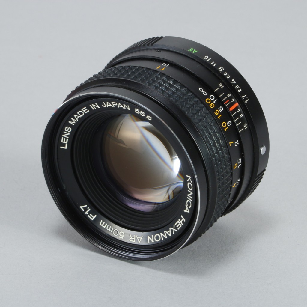 Konica 50mm f1.7 Hexanon AR Lens | Blue Moon Camera