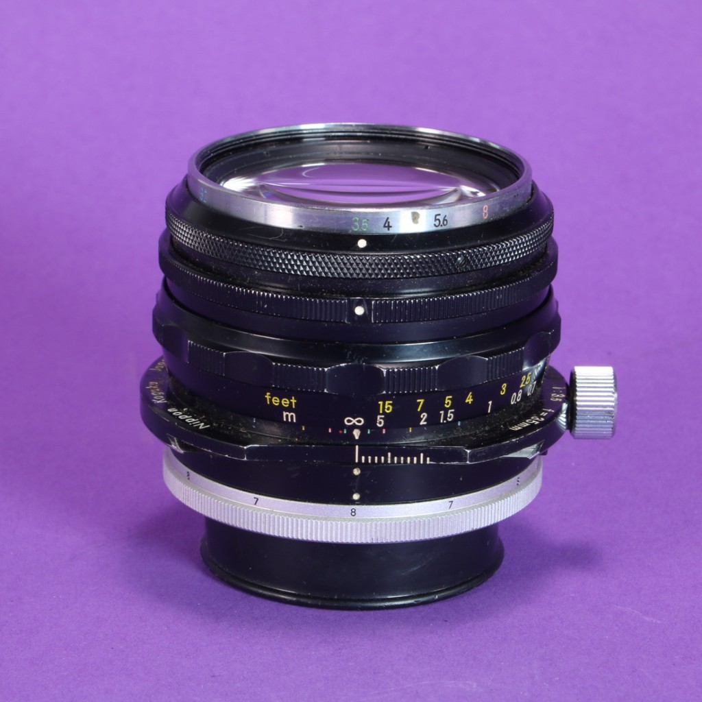Used Nikon 35mm f3.5 PC-Nikkor Lens for Nikon F | Blue Moon Camera