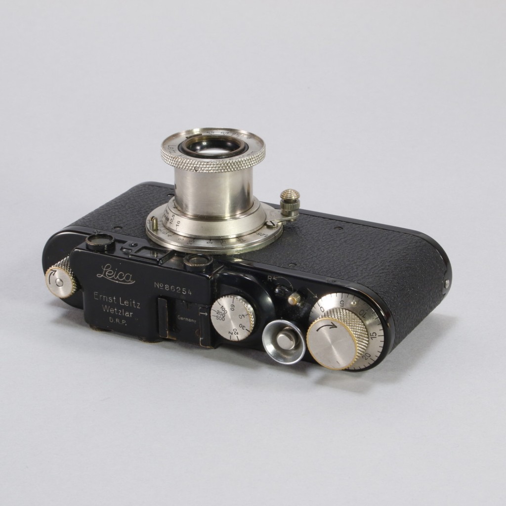 Leica II Camera - Black, with Leitz 50mm f3.5 Elmar Lens | Blue